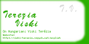 terezia viski business card